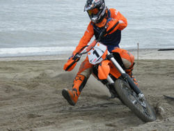 ASM riders participating in Beachcross competition