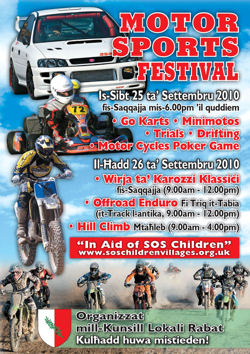 MOTORSPORT FESTIVAL organised by Rabat Local Council