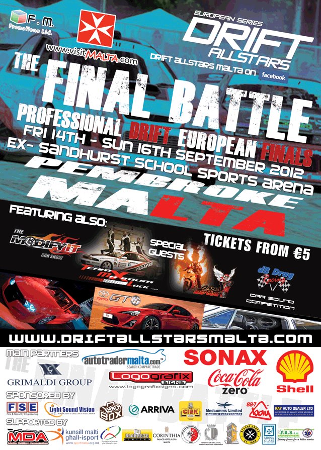 Drift All Stars final in Malta!