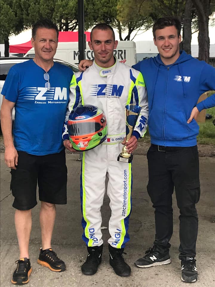 Gianluca Dingli finishes 3rd in the 4th Round of the Rok Cup Italia
