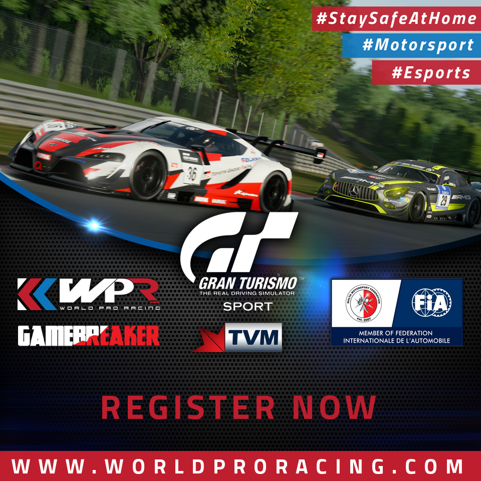Malta Motorsport Federation and World Pro Racing Collaborates to Organize the first official Gran Turismo Races.