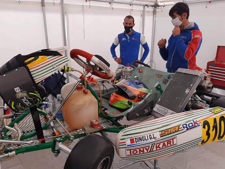 Karting racing drivers Gianluca Dingli and Kyle Micallef in Rok Super Finals 2020